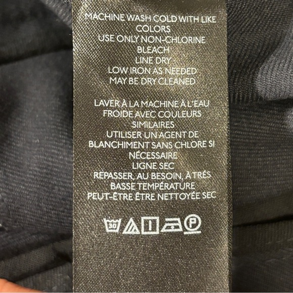 Free People high Rise Wide Leg Pleated Pants Woman’s Black Color Size 6 - Picture 4 of 10